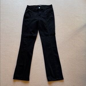 7 For All Mankind Kimmie Stretch Straight Black Denim Size 29